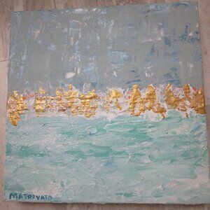 ABSTRACT ACRYLIC PAINTING